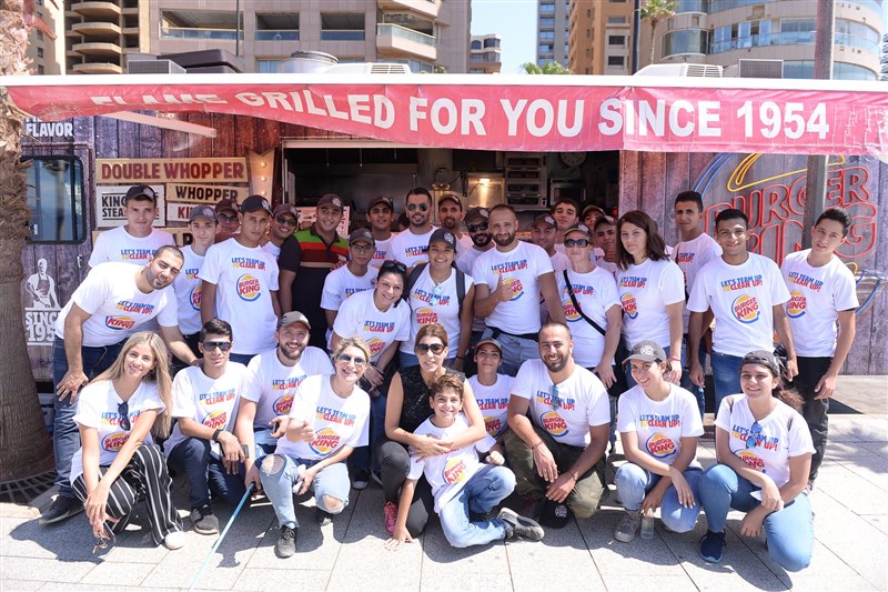 Burger King takes part in the World Clean-up Day and surprises all volunteers!